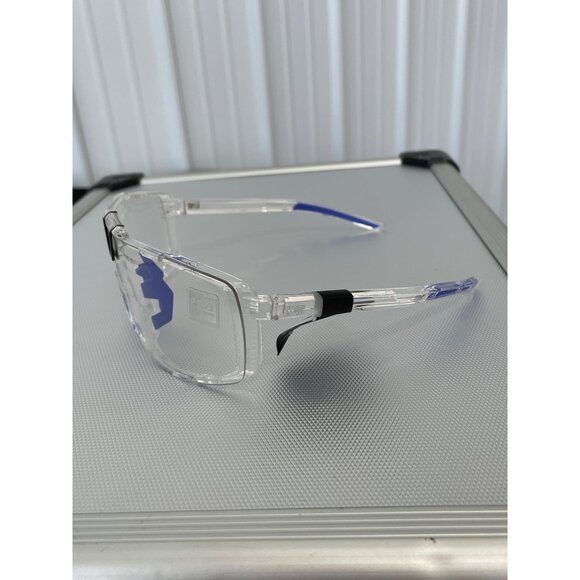 Kreedom Polycarbonate Lens Safety Glasses UV Protection Clear and Blue Frame NEW - Picture 3 of 6